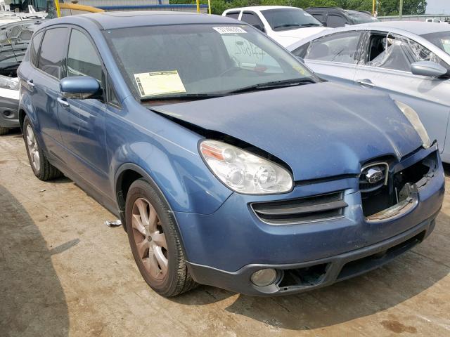 4S4WX85D374408491 - 2007 SUBARU B9 TRIBECA BLUE photo 1