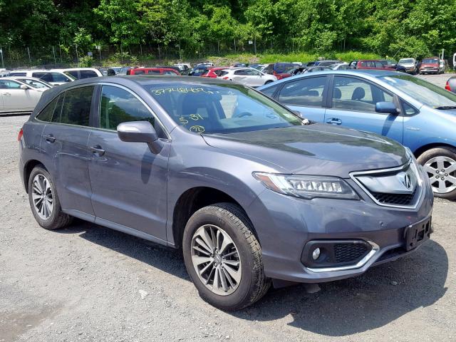 5J8TB4H76JL009240 - 2018 ACURA RDX ADVANC CHARCOAL photo 1