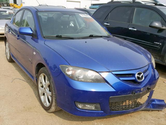 JM1BK323271733974 - 2007 MAZDA 3 S BLUE photo 1