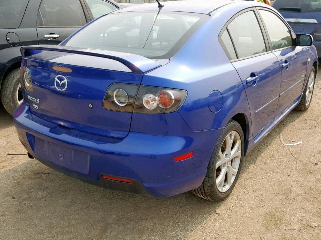 JM1BK323271733974 - 2007 MAZDA 3 S BLUE photo 4