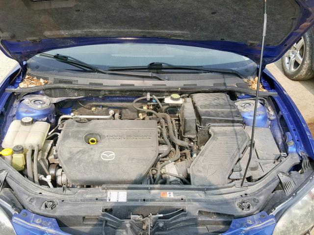 JM1BK323271733974 - 2007 MAZDA 3 S BLUE photo 7