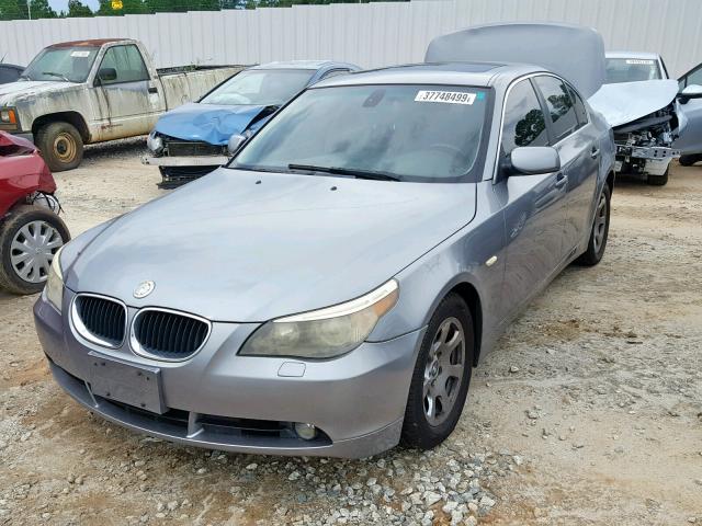 WBANA53514B852484 - 2004 BMW 525 I GRAY photo 2