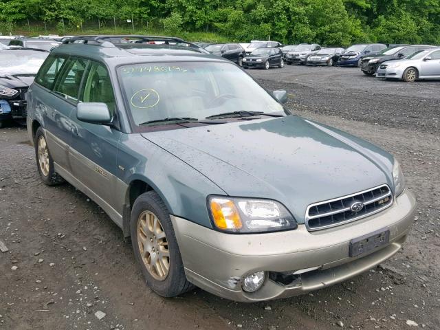 4S3BH896317656774 - 2001 SUBARU LEGACY OUT GREEN photo 1