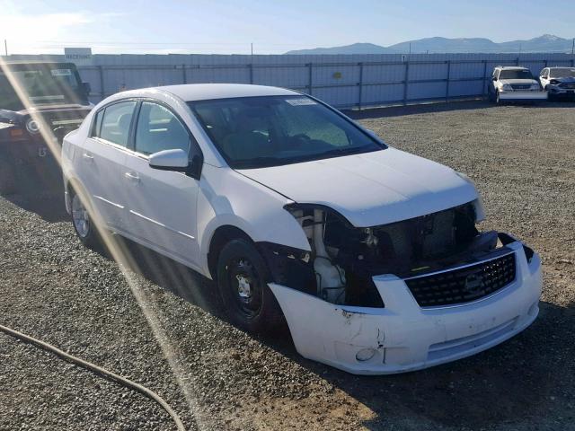 3N1AB61E38L719210 - 2008 NISSAN SENTRA 2.0 WHITE photo 1