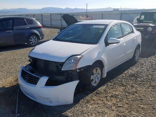 3N1AB61E38L719210 - 2008 NISSAN SENTRA 2.0 WHITE photo 2