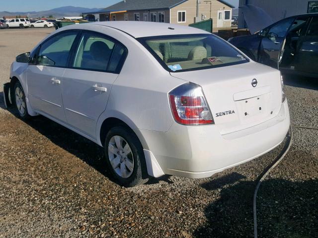 3N1AB61E38L719210 - 2008 NISSAN SENTRA 2.0 WHITE photo 3