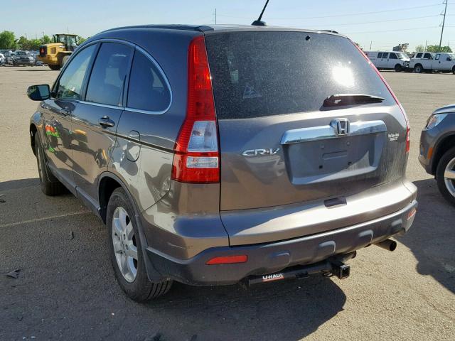 5J6RE387X9L033587 - 2009 HONDA CR-V EXL GRAY photo 2