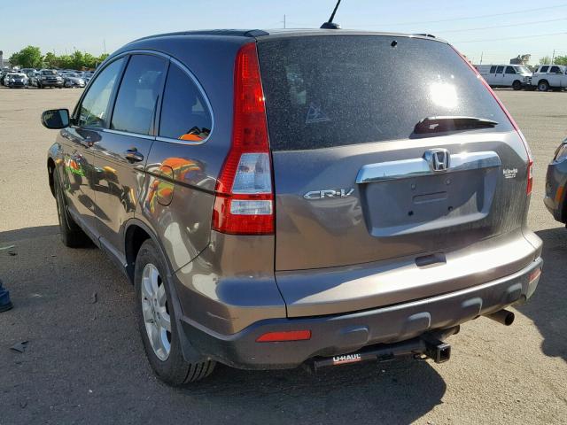 5J6RE387X9L033587 - 2009 HONDA CR-V EXL GRAY photo 3