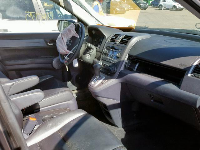 5J6RE387X9L033587 - 2009 HONDA CR-V EXL GRAY photo 5