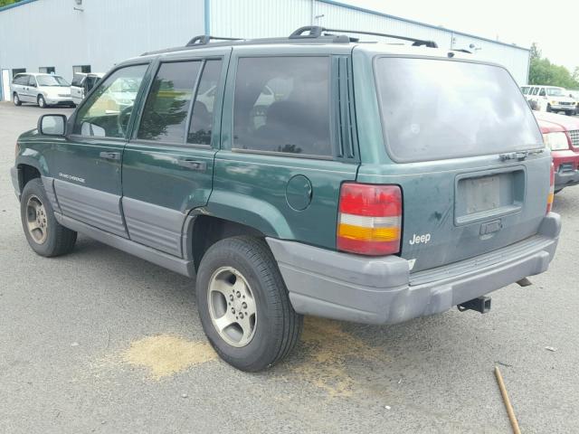 1J4EX58S0TC122505 - 1996 JEEP GRAND CHER GREEN photo 3