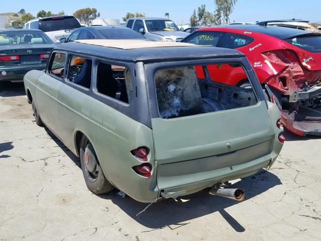 3612001432 - 1971 VOLKSWAGEN SQUAREBACK GREEN photo 3