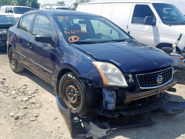 3N1AB61E28L660022 - 2008 NISSAN SENTRA 2.0 BLUE photo 1