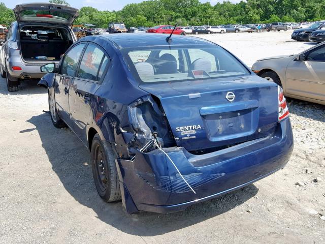 3N1AB61E28L660022 - 2008 NISSAN SENTRA 2.0 BLUE photo 3