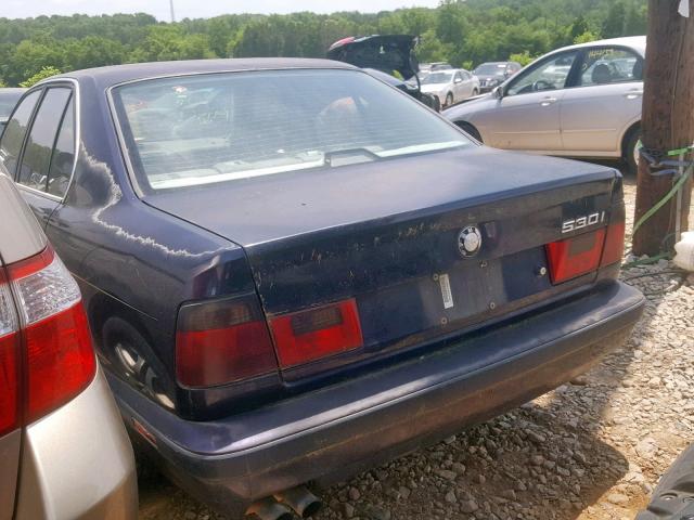 WBAHE2323SGE90800 - 1995 BMW 530 I AUTO BLUE photo 3