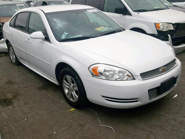 2G1WA5E37E1188818 - 2014 CHEVROLET IMPALA LIM WHITE photo 1