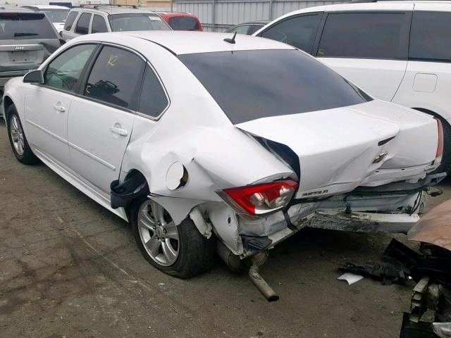 2G1WA5E37E1188818 - 2014 CHEVROLET IMPALA LIM WHITE photo 3