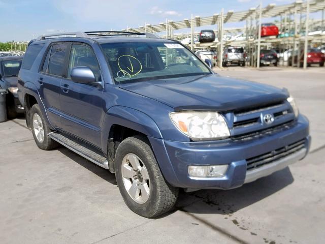 JTEBT17R430002957 - 2003 TOYOTA 4RUNNER LI BLUE photo 1