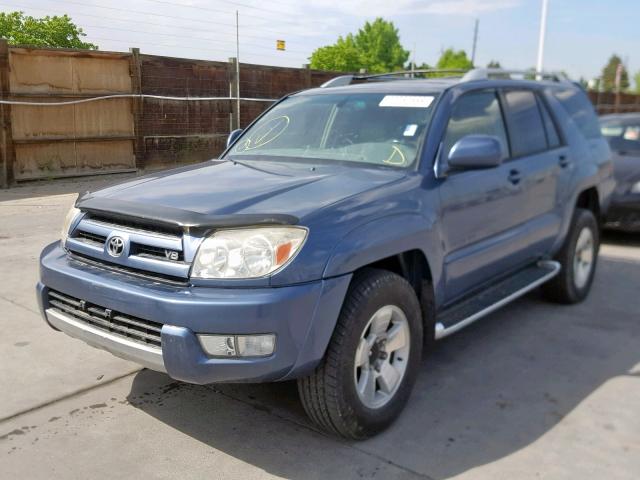 JTEBT17R430002957 - 2003 TOYOTA 4RUNNER LI BLUE photo 2