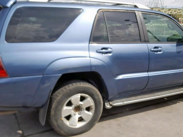 JTEBT17R430002957 - 2003 TOYOTA 4RUNNER LI BLUE photo 9