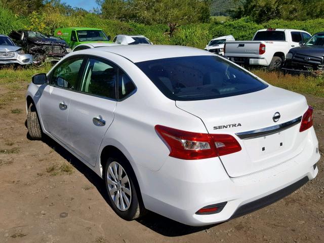 3N1AB7AP1JY245662 - 2018 NISSAN SENTRA S WHITE photo 3