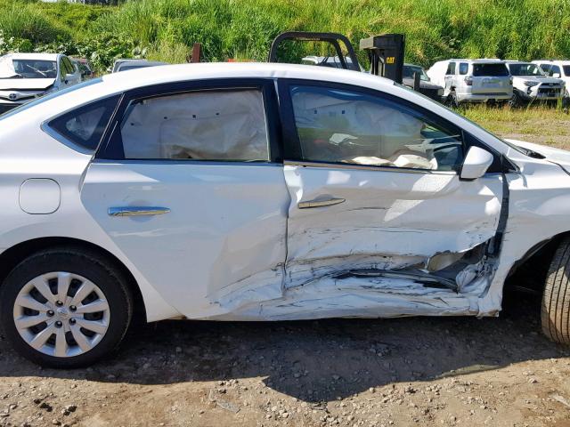 3N1AB7AP1JY245662 - 2018 NISSAN SENTRA S WHITE photo 9