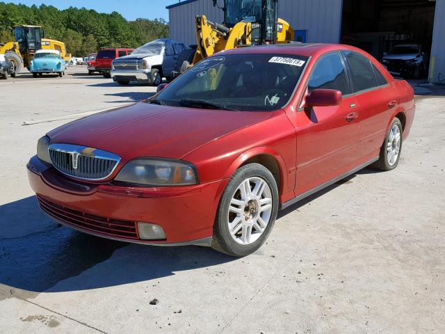 1LNHM87A141630455 - 2004 LINCOLN LS 勃艮第红 照片 2