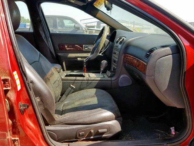 1LNHM87A141630455 - 2004 LINCOLN LS 勃艮第红 照片 5