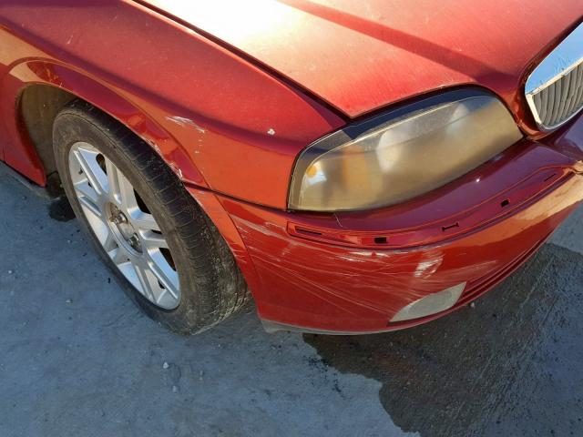 1LNHM87A141630455 - 2004 LINCOLN LS 勃艮第红 照片 9
