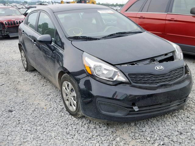 KNADM4A38F6462119 - 2015 KIA RIO LX BLACK photo 1