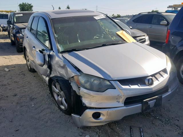 5J8TB185X8A003640 - 2008 ACURA RDX TECHNO SILVER photo 1