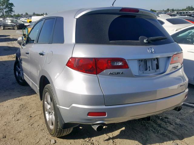 5J8TB185X8A003640 - 2008 ACURA RDX TECHNO SILVER photo 3