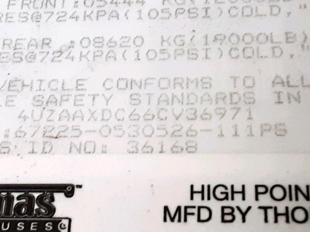 4UZAAXDC66CV36971 - 2006 FREIGHTLINER CHASSIS FS YELLOW photo 10