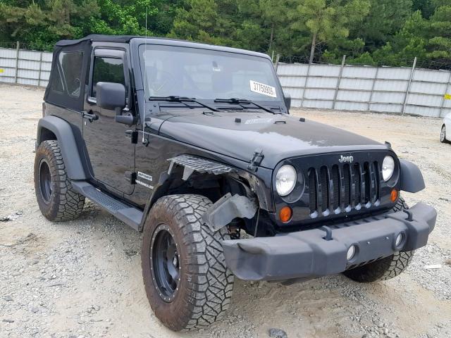 1J4AA2D17AL171628 - 2010 JEEP WRANGLER S BLACK photo 1