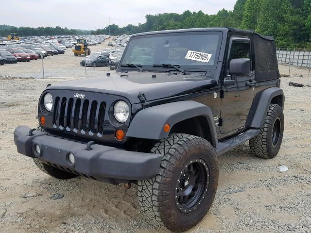 1J4AA2D17AL171628 - 2010 JEEP WRANGLER S BLACK photo 2