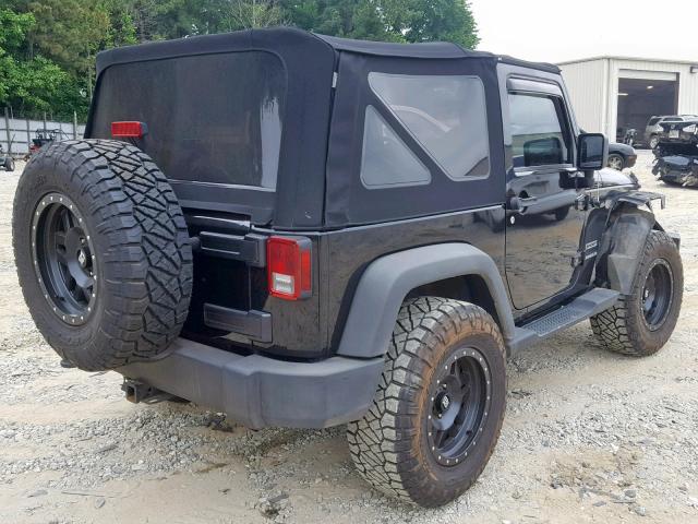 1J4AA2D17AL171628 - 2010 JEEP WRANGLER S BLACK photo 4