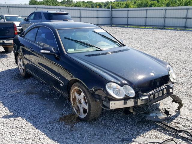 WDBTJ75J64F079227 - 2004 MERCEDES-BENZ CLK 500 BLACK photo 1