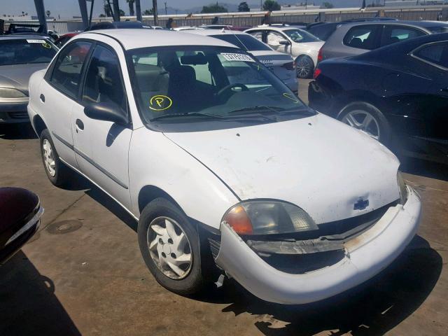 2C1MR522316710695 - 2001 CHEVROLET METRO LSI WHITE photo 1