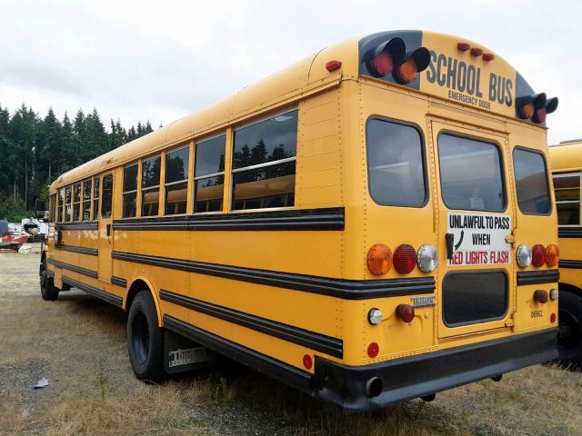 4UZAAXDCX6CV36973 - 2006 FREIGHTLINER CHASSIS FS YELLOW photo 3