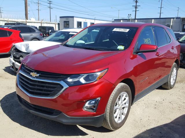 3GNAXSEV4JS546513 - 2018 CHEVROLET EQUINOX LT RED photo 2