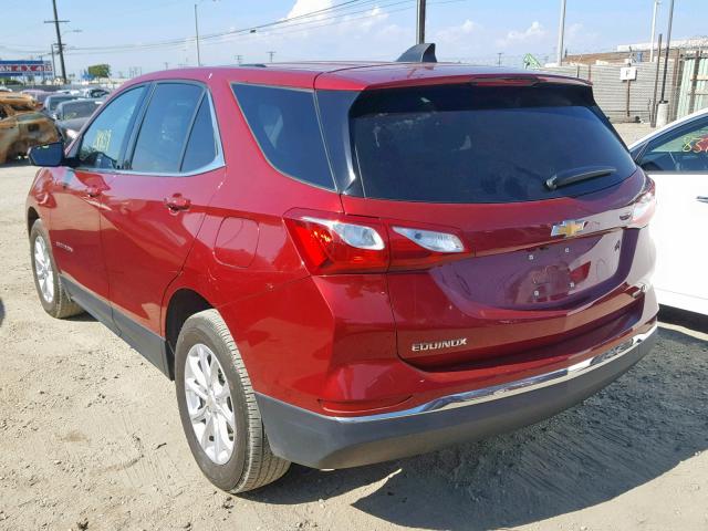 3GNAXSEV4JS546513 - 2018 CHEVROLET EQUINOX LT RED photo 3