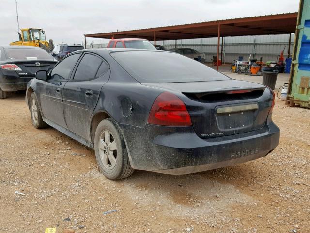 2G2WP522251343491 - 2005 PONTIAC GRAND PRIX BLACK photo 3