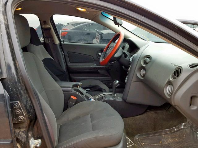 2G2WP522251343491 - 2005 PONTIAC GRAND PRIX BLACK photo 5