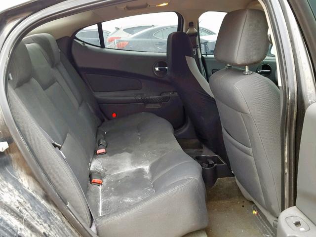 2G2WP522251343491 - 2005 PONTIAC GRAND PRIX BLACK photo 6