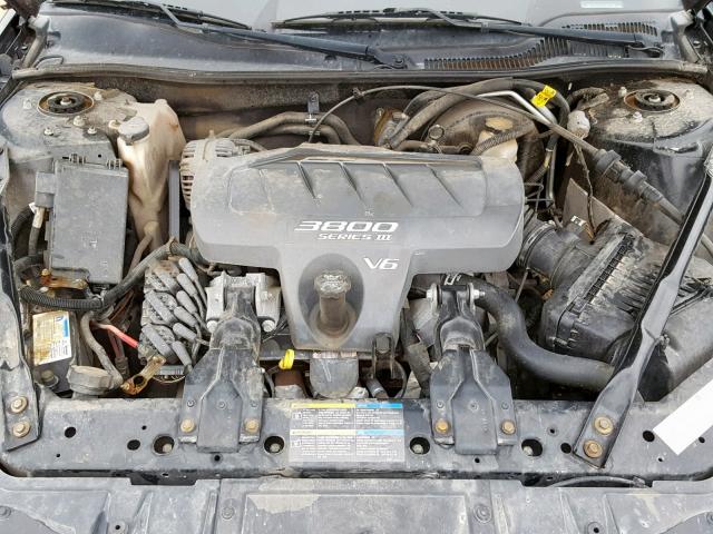 2G2WP522251343491 - 2005 PONTIAC GRAND PRIX BLACK photo 7