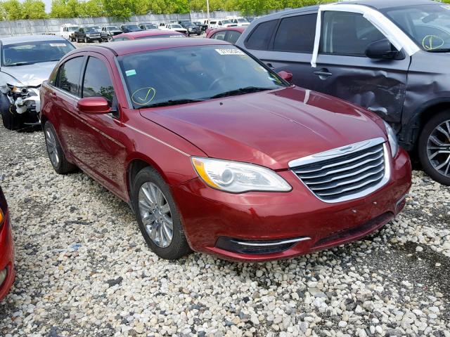 1C3CCBBG8EN114594 - 2014 CHRYSLER 200 TOURIN MAROON photo 1