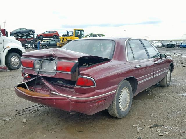 1G4HR52K0XH451201 - 1999 BUICK LESABRE LI MAROON photo 4