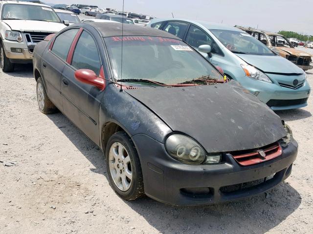 1B3ES46CX1D160746 - 2001 DODGE NEON SE BLACK photo 1