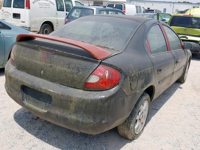 1B3ES46CX1D160746 - 2001 DODGE NEON SE BLACK photo 4