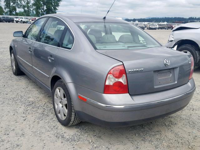 WVWRH63B12P290758 - 2002 VOLKSWAGEN PASSAT GLX SILVER photo 3