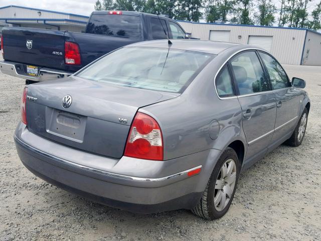 WVWRH63B12P290758 - 2002 VOLKSWAGEN PASSAT GLX SILVER photo 4